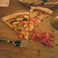 Lovely pizza but the chilli's were like fire serves me right haha at The Stable in Birmingham