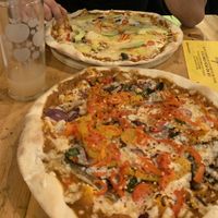 Ordered two vegan pizzas! I can’t remember the names... (sorry!) but both were delicious!!  at The Stable in Bournemouth