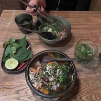 Dragon bowl and Pho soup  at Ryong in Berlin