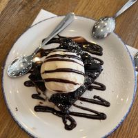 VEGAN CHOCOLATE BROWNIE  at The Stable in Winchester