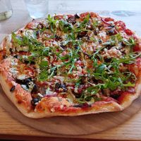 "Over the Veg" pizza at The Stable in Winchester