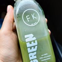 Cold pressed juice $8 at Fresh Kitchen in St Petersburg