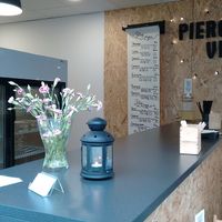 Inside counter at PieRogi Vegan in Wroclaw