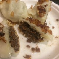 Seitan pierogi-- fantastic!  at PieRogi Vegan in Wroclaw