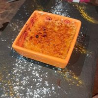 Crema catalana at Etiopico Afrika in Gran Canaria