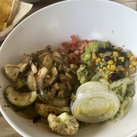 This pic abysmal but this the bana bowl  at Taco Rico Tex Mex Cafe in Coral Gables