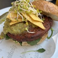 Der eine vegane Burger. Echt lecker    at Ludwig Burger in Salzburg