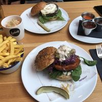 Vegan and vegetarian burger at Ludwig Burger in Salzburg