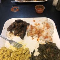 Jerk Chiken Plater at Soul Good Vegan Cafe in Durham
