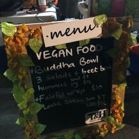 The dinner menu at Tea and Happiness in Rotorua