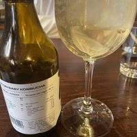 Charcoal lavender kombucha   at Ling Long in Stockholm