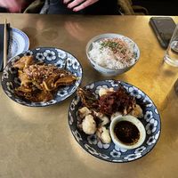 Bang bang and cauliflower tempura  at Ling Long in Stockholm