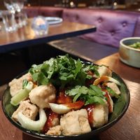 Fried tofu at Ling Long in Stockholm