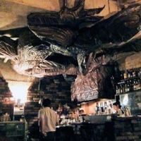 Cool deco in the bar at Mother in Tokyo