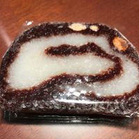 the only vegan sweet I found at Matselisnuts in Thessaloniki