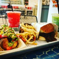 Vegan burger at By Chloe - Seaport Blvd in Boston