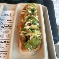 The grand pesto meatball at By Chloe - Seaport Blvd in Boston