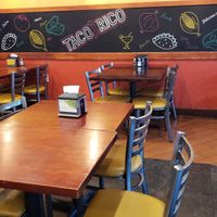 Seating indoor.. at Taco Rico in Miami Beach