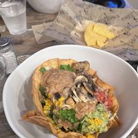 Taco salad  at Taco Rico in Miami Beach