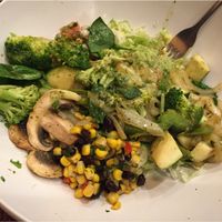 Vegan veggie bowl at Taco Rico in Miami Beach