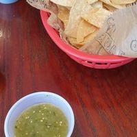 Nachos and salsa at Taco Rico in Miami Beach