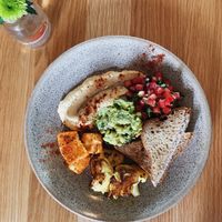 vegan breakfast board at Dish & Spoon Cafe in Camberwell