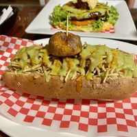 V hotdog  at Semillas Comida Sana in Pereira