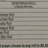 Veg rolls at Susa Sushi Hibachi  in Aberdeen