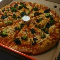 vegan cheese, brocolli and spinach  at Pizza Pizza - Forest Hills Pkwy in Dartmouth