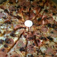 Vegan pepperoni and chorizo is now offered! at Pizza Pizza - Forest Hills Pkwy in Dartmouth