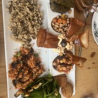 20€ vegan platter  at Les Cuistots in Liege