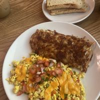 Vegan scramble egg  at Ernie's Coffe Shop in South Lake Tahoe