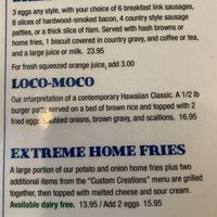 Vegan in green  at Ernie's Coffe Shop in South Lake Tahoe