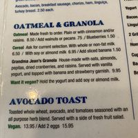 Vegan in green  at Ernie's Coffe Shop in South Lake Tahoe