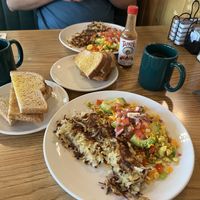 Tofu scram   at Ernie's Coffe Shop in South Lake Tahoe