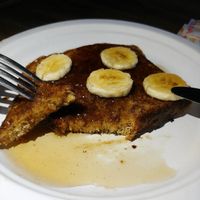 Vegan French Toast at Ernie's Coffe Shop in South Lake Tahoe