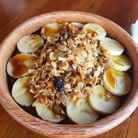 Cinnamon porridge at Good Earth Cafe in 