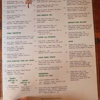 Menu at Good Earth Cafe in 