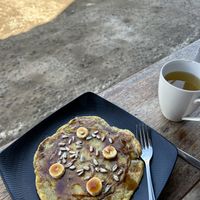 Vegan pancake   at Good Earth Cafe in 