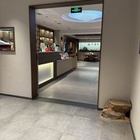 Entry on the forth floor in right side after exiting the lift  at Puti Vegetarian in Xiamen