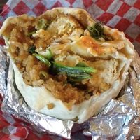 Crispy tofu Bangkok Burrito  at World Street Kitchen in Minneapolis