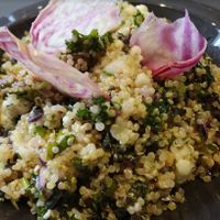 A very good salat, bio and healthy at apeti in Paris