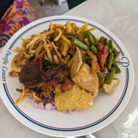 Mixed plate at Jwawa ร้านอาหารเจวาวา in Surat Thani