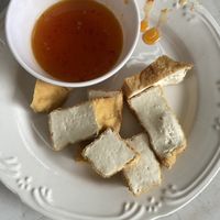 Tofu and sweet chilli   at Jwawa ร้านอาหารเจวาวา in Surat Thani