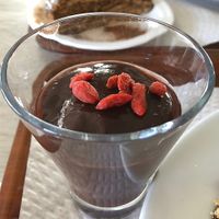 Açai and banana pudding   at Grão de Soja in Espinho