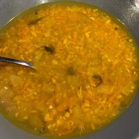 Soup at Yummy Veggie in Barcelona