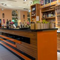 Bar area at Prosi Indian Restaurant in Vienna