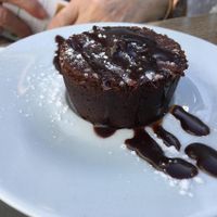 Moelleux au chocolat (chocolate cake with melted core) so good!!  at Vega'Sun in Golfe-juan