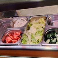 Salad items in the buffet at Loving Hut - Norwich in Norwich