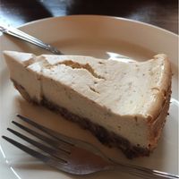 Vegan Cheesecake at Lalibela Ethiopian Cuisine  in Mt Kisco